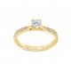 Pre Owned 18ct Diamond Solitaire Ring ZB883